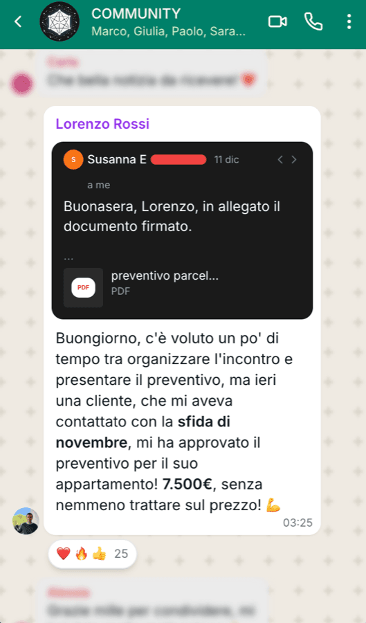 Risultato di Lorenzo