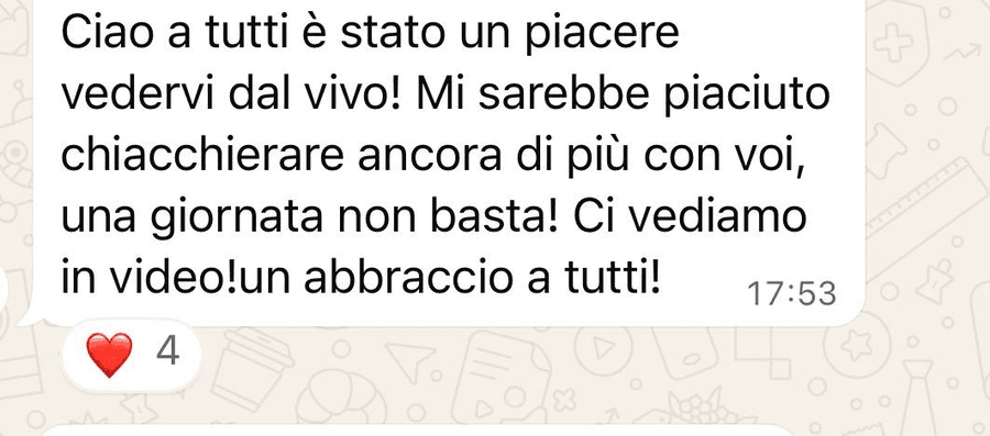 Testimonianza reale della community