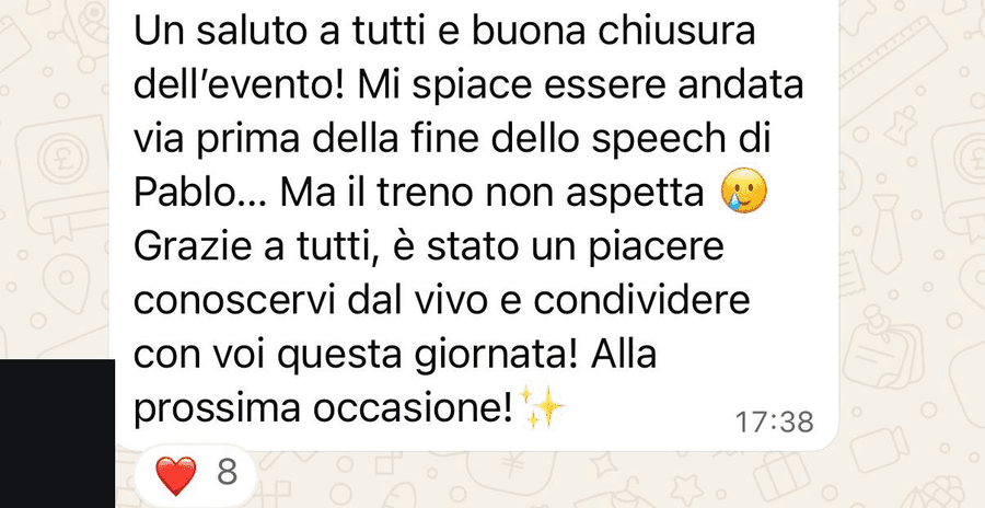 Testimonianza reale della community