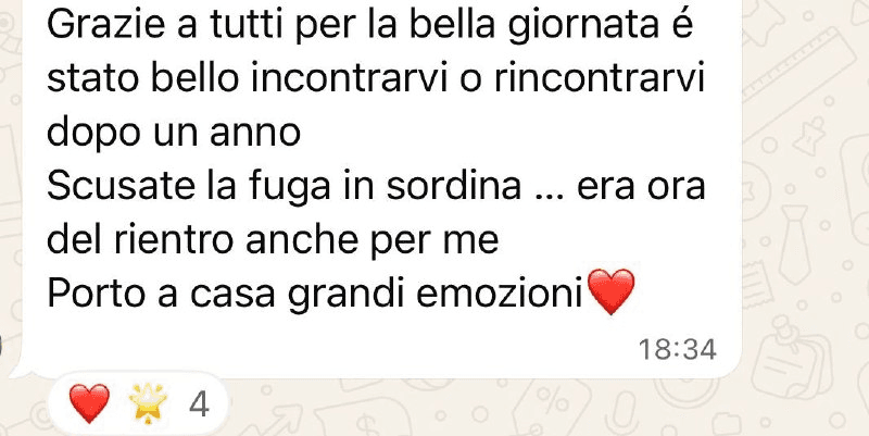 Testimonianza reale della community