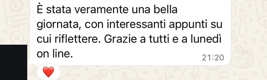 Testimonianza reale della community