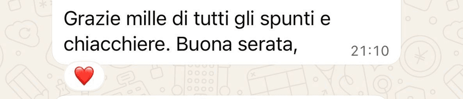 Testimonianza reale della community
