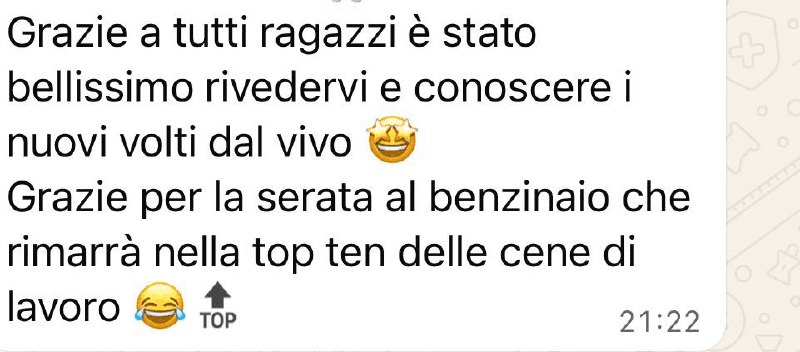 Testimonianza reale della community
