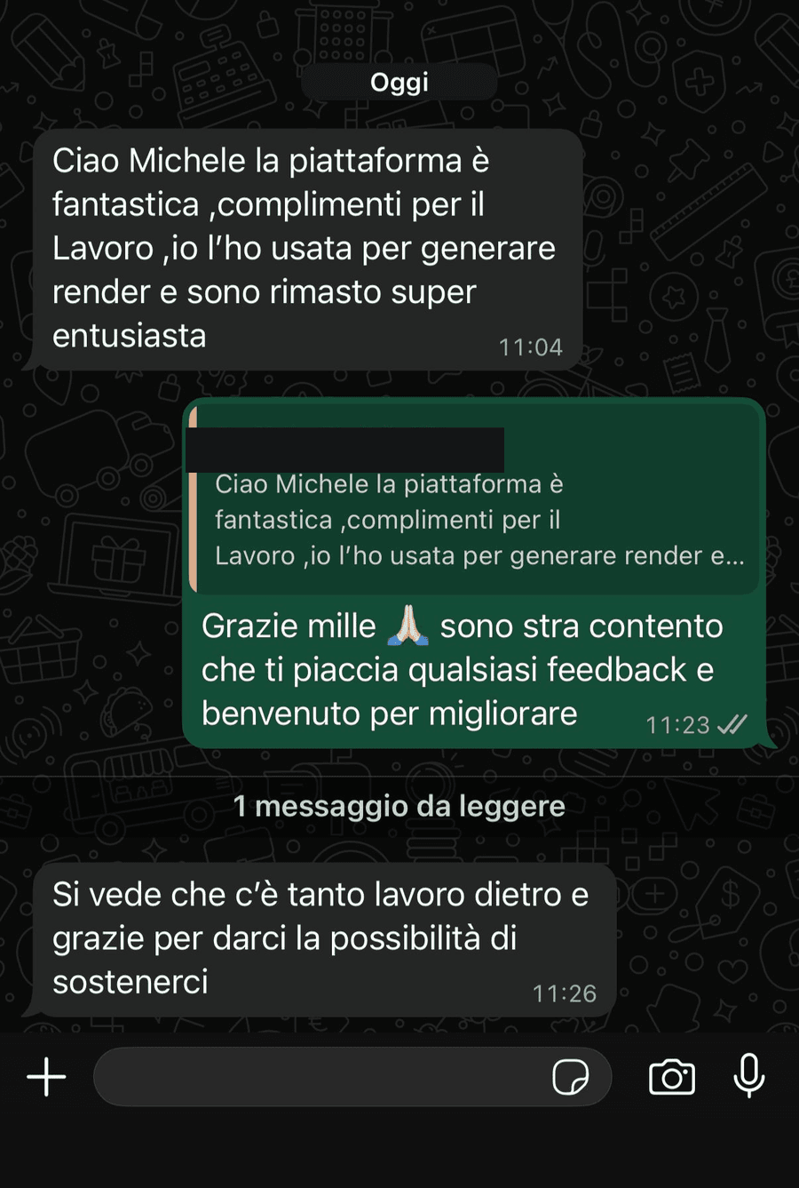 Testimonianza reale della community