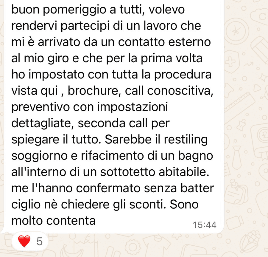 Testimonianza reale della community
