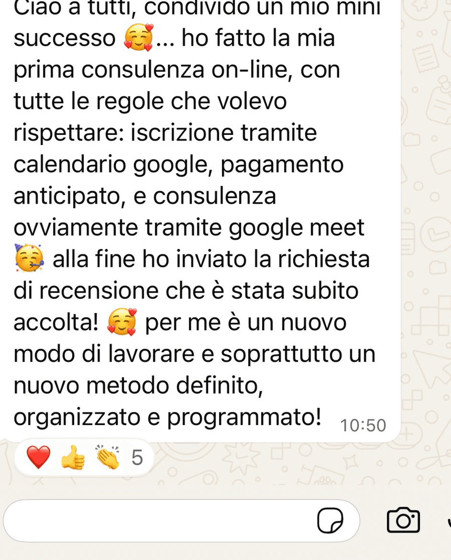 Testimonianza reale della community