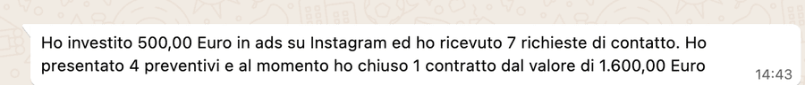 Testimonianza reale della community