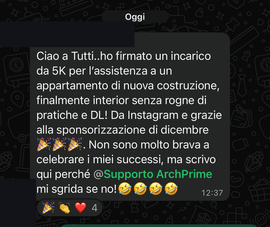 Testimonianza reale della community