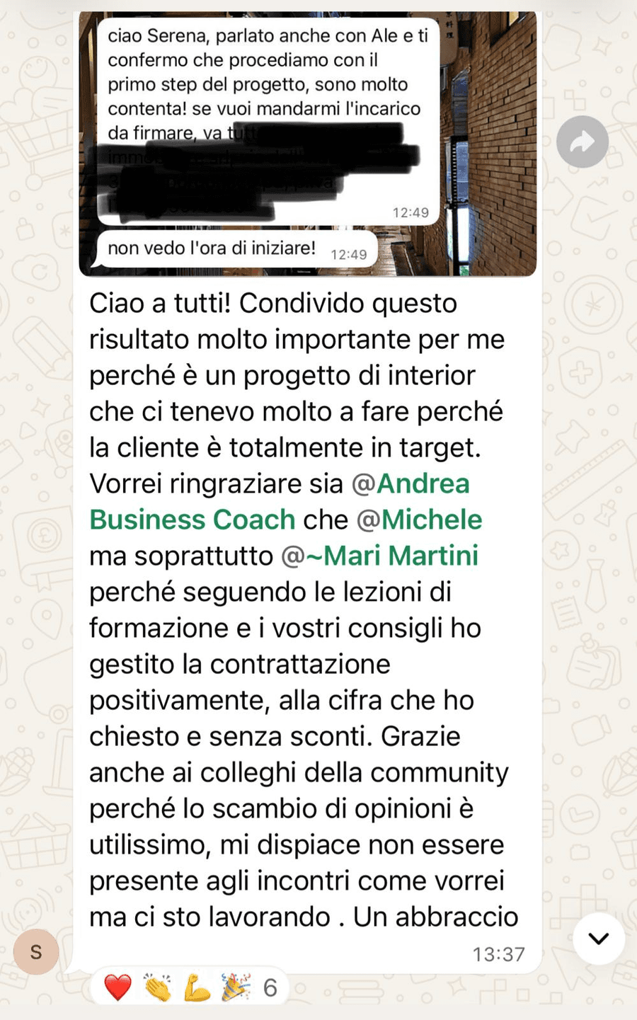 Testimonianza reale della community