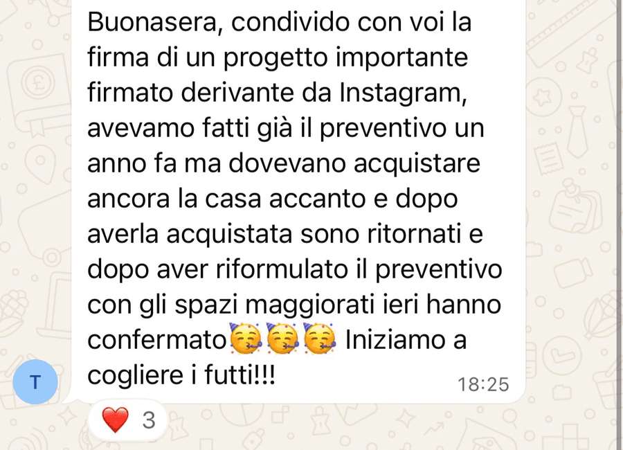 Testimonianza reale della community
