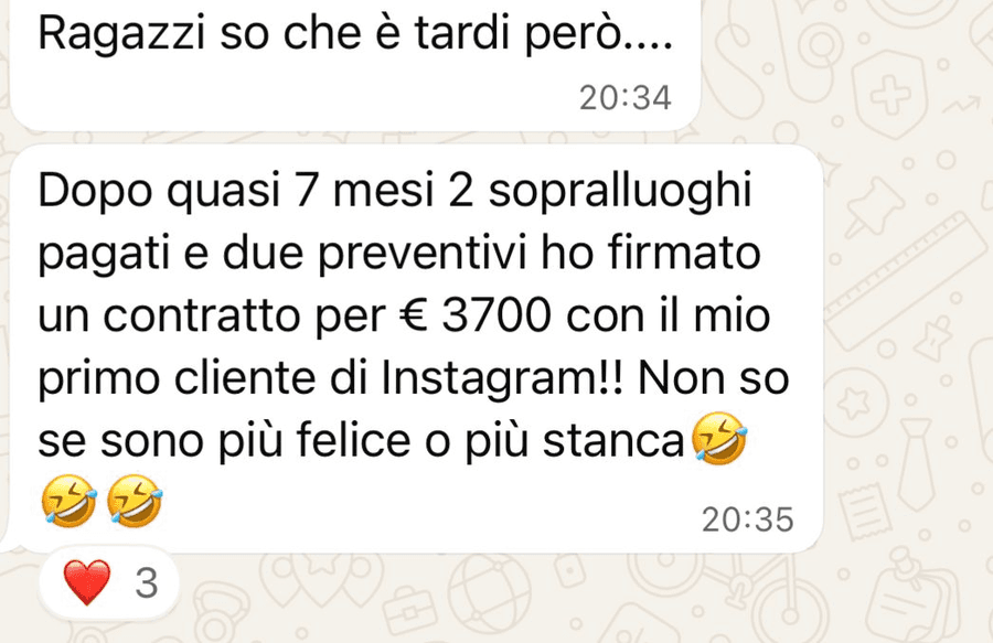 Testimonianza reale della community