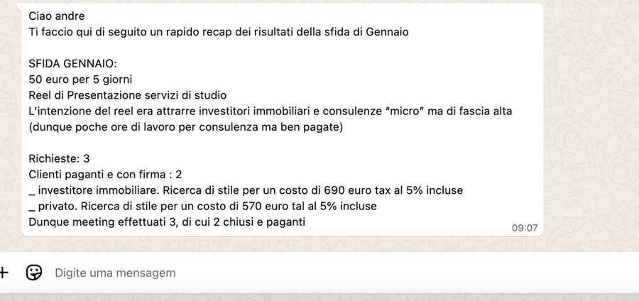 Testimonianza reale della community