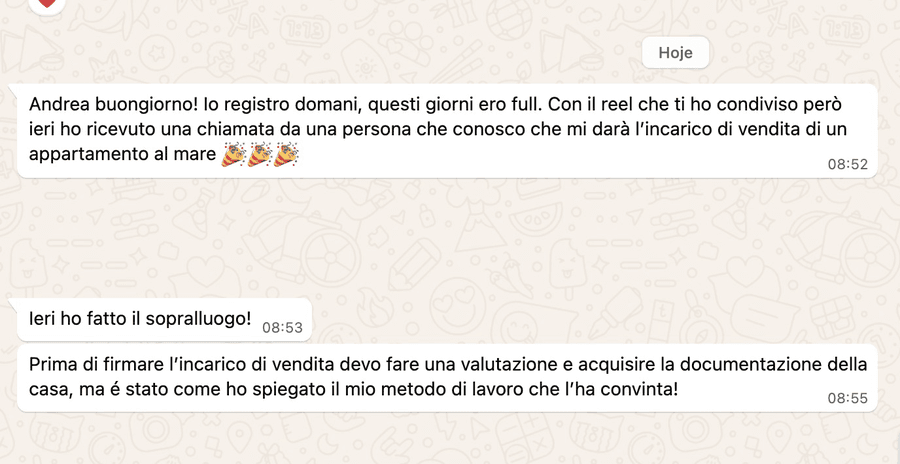 Testimonianza reale della community