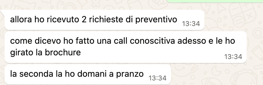 Testimonianza reale della community
