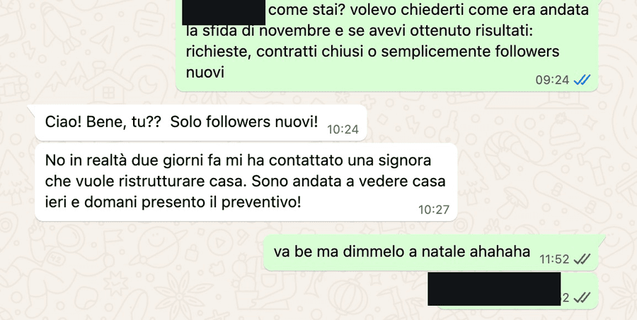 Testimonianza reale della community