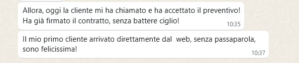 Testimonianza reale della community