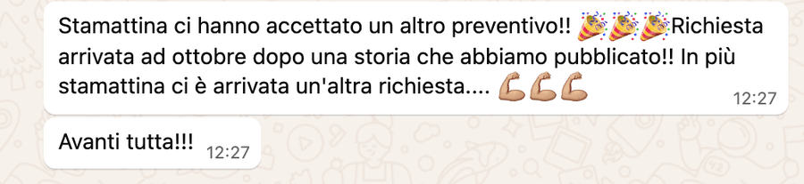 Testimonianza reale della community