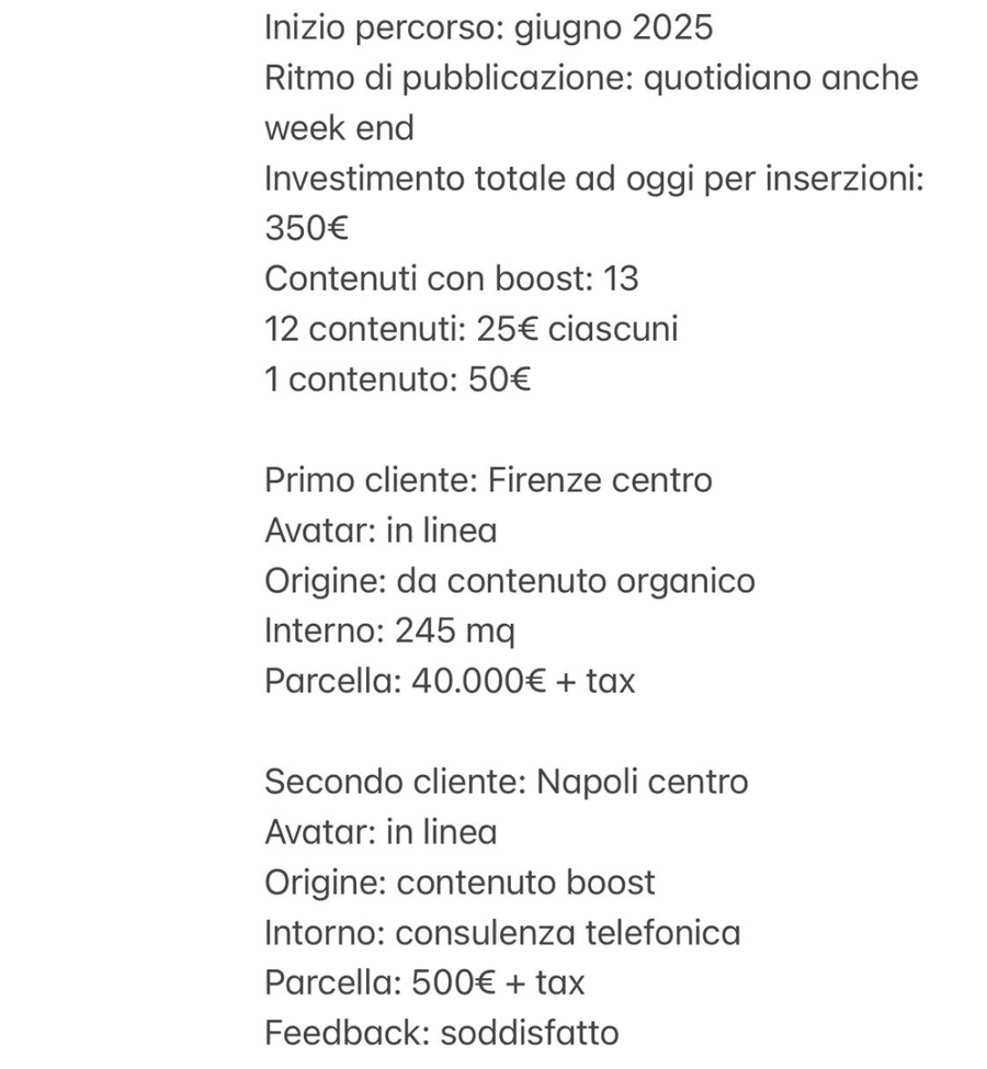 Testimonianza reale della community