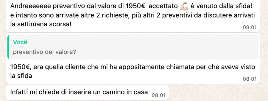 Testimonianza reale della community